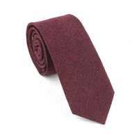 Formal Stripe Cotton Men's Tie sku image 3