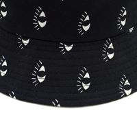 Unisex Hip-hop Geometric Eye Flat Eaves Bucket Hat main image 3
