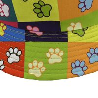 Unisex Cute Dog Flat Eaves Bucket Hat main image 2