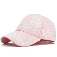 Women's Simple Style Classic Style Letter Crimping Baseball Cap sku image 3