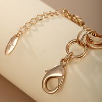 Elegant Xuping Simple Style Geometric 18k Gold Plated Alloy Copper Wholesale Bracelets main image 5