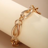 Elegant Xuping Simple Style Geometric 18k Gold Plated Alloy Copper Wholesale Bracelets main image 4