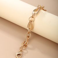 Elegant Xuping Simple Style Geometric 18k Gold Plated Alloy Copper Wholesale Bracelets main image 3