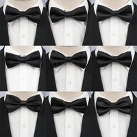Simple Style Solid Color Bow Knot Polyester Men's Tie main image 1