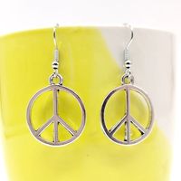 1 Pair Simple Style Geometric Plating Alloy Silver Plated Drop Earrings main image 6