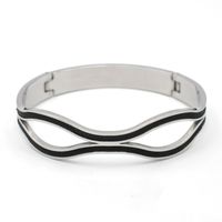 Simple Style Geometric Stainless Steel Plating Gold Plated Men's Bangle sku image 2