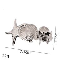 Women's Beach Starfish Conch Shell Alloy Plating Hair Clip main image 2