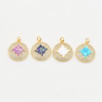 1 Piece Simple Style Star Copper Plating Inlay Jewelry Accessories main image 3