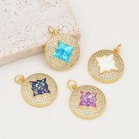 1 Piece Simple Style Star Copper Plating Inlay Jewelry Accessories main image 1