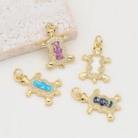 1 Piece Cute Tortoise Copper Plating Inlay Jewelry Accessories main image 1