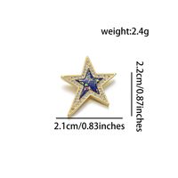 1 Piece Basic Star Copper Plating Inlay Jewelry Accessories sku image 1