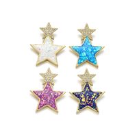 1 Piece Simple Style Star Copper Plating Inlay Jewelry Accessories main image 4