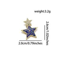 1 Piece Simple Style Star Copper Plating Inlay Jewelry Accessories sku image 1