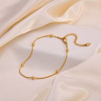 IG Style Geometric 304 Stainless Steel 18K Gold Plated Women's Anklet main image 6