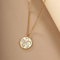 Ig Style Xuping Sun Crown Butterfly Copper Alloy Plating Hollow Out Inlay Artificial Diamond 14k Gold Plated 24k Gold Plated Women's Pendant Necklace main image 3