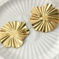 1 Pair Casual Retro Irregular Plating 304 Stainless Steel 14K Gold Plated Ear Studs main image 4