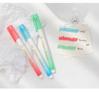 1 Piece Color Block Learning Daily Plastic Cartoon Style Simple Style Fluorescent Pen main image 1