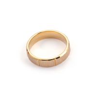 Titan Stahl 18 Karat Vergoldet Einfacher Stil Einfarbig Ringe main image 9