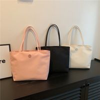 Women's Nylon Solid Color Classic Style Square Zipper Shoulder Bag main image 1