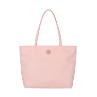 Women's Nylon Solid Color Classic Style Square Zipper Shoulder Bag sku image 2