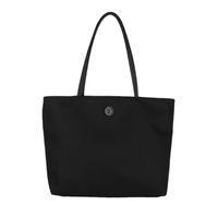 Women's Nylon Solid Color Classic Style Square Zipper Shoulder Bag sku image 3