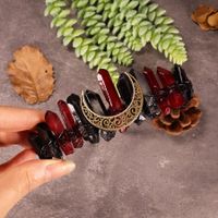 Women's Queen Wedding Handmade Solid Color Alloy Inlay Artificial Crystal Hair Band main image 4
