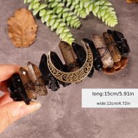 Women's Queen Wedding Handmade Solid Color Alloy Inlay Artificial Crystal Hair Band main image 2