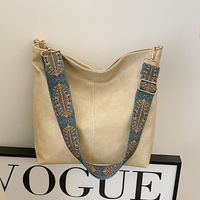 Women's Pu Leather Solid Color Vintage Style Square Zipper Underarm Bag main image 4