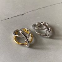 Wholesale Simple Style Solid Color Copper Plating Silver Plated Rings main image 1
