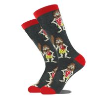 Hommes Style Simple Animal Coton Impression Crew Socks Une Paire sku image 28