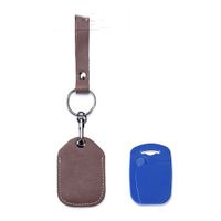Unisex Solid Color Leather Open Card Holders sku image 9