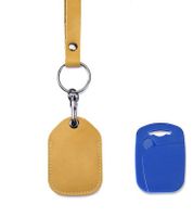 Unisex Solid Color Leather Open Card Holders sku image 12