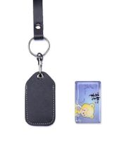Unisex Solid Color Leather Open Card Holders sku image 13