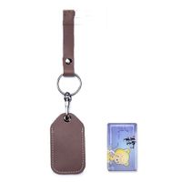 Unisex Solid Color Leather Open Card Holders sku image 14