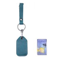 Unisex Solid Color Leather Open Card Holders sku image 15