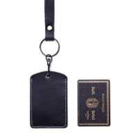 Unisex Solid Color Leather Open Card Holders sku image 19