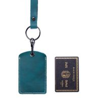 Unisex Solid Color Leather Open Card Holders sku image 20