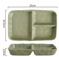 Casual Vacation Solid Color Porcelain Plate 1 Piece sku image 8