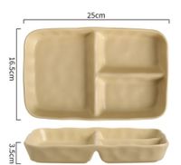 Casual Vacation Solid Color Porcelain Plate 1 Piece sku image 9
