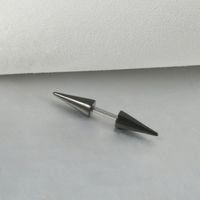 Casual Exaggerated Simple Style Solid Color Stainless Steel Eyebrow Nails Ear Studs In Bulk sku image 8