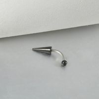 Casual Exaggerated Simple Style Solid Color Stainless Steel Eyebrow Nails Ear Studs In Bulk sku image 3
