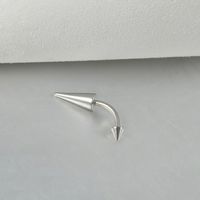 Casual Exaggerated Simple Style Solid Color Stainless Steel Eyebrow Nails Ear Studs In Bulk sku image 2