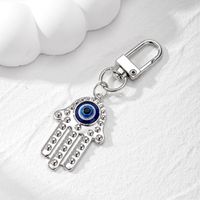 Casual Vintage Style Simple Style Devil's Eye Palm Alloy Bag Pendant Keychain main image 4