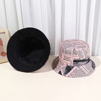 Unisex Hip Hop Felsen Brief Gemalt Flache Traufen Bucket Hat main image 7