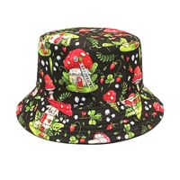 Unisex Cartoon Style Mushroom Wide Eaves Bucket Hat sku image 55