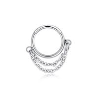1 Piece Nose Rings & Studs Simple Style Solid Color 304 Stainless Steel sku image 2