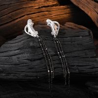 1 Pair Casual Solid Color Plating Sterling Silver White Gold Plated Gold Plated Drop Earrings main image 1