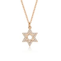 Simple Style Star Sterling Silver Plating Inlay Zircon Pendant Necklace main image 8