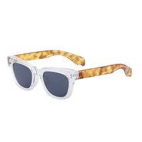 Retro Simple Style Solid Color Pc Square Full Frame Men's Sunglasses sku image 1