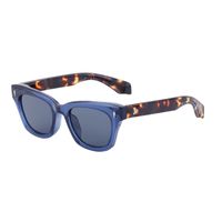 Retro Simple Style Solid Color Pc Square Full Frame Men's Sunglasses sku image 9